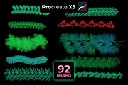 92 FLORAL brushes for PROCREATE X5, a Brush Add-On by Graphics Resources (Thumbnail 12 of 15)