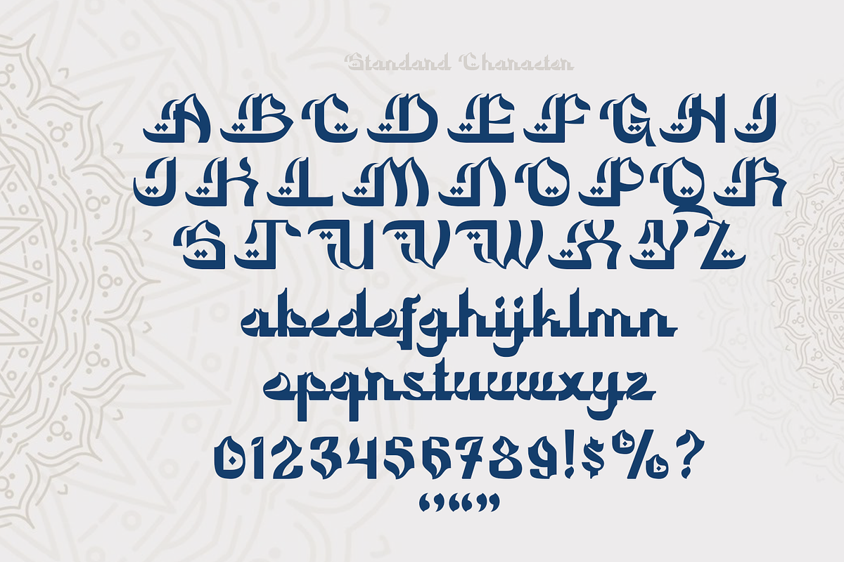 Dzakiyah - Arabic Font, a Symbol Font by madeDeduk (Photo 4 of 10)