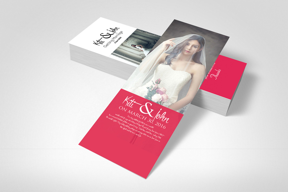 Wedding Rack Card Templates, a Card Template by Business Flyers (Photo 2 of 3)