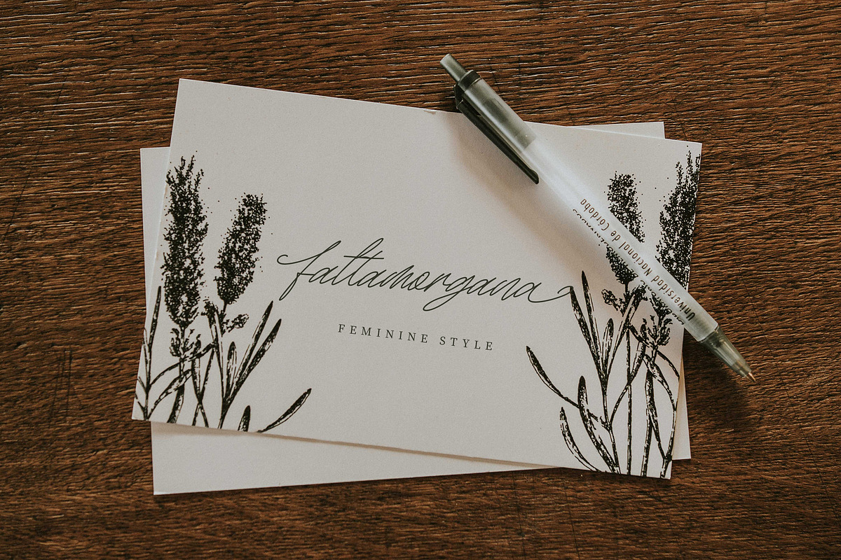 Rattini Signature Font, a Script Font by NTC Graphic (Photo 4 of 10)