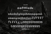 Dork Neytal | Black Metal Font, a Blackletter Font by Denustudios (Thumbnail 12 of 12)