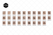 Wooden scrabble photo clipart, an Object Graphic by The Graphic Parade (Thumbnail 5 of 6)