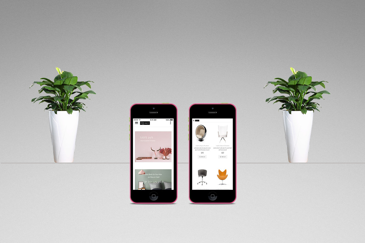 Responsive Devices Mockups, an iPhone Mockup by Carlos Fernando (Photo 6 of 8)