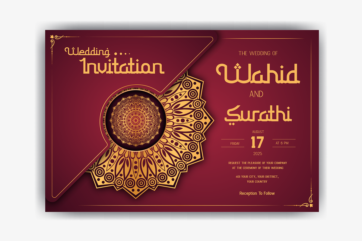 Ajwadh - Modern Arabic Display Font, a Handwritten Font by overlaytemplates (Photo 3 of 5)