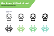500 Plants & Flowers Vector Icons, an Outline Icon by Juicy Icons (Thumbnail 3 of 6)