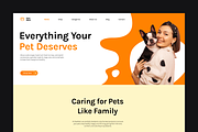 Figma Pet Shop Landing Page, a Landing Page Template by Musara (Thumbnail 2 of 5)