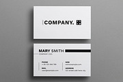 Clean Business Card Design Template, a Business Card Template by MightyDesign (Thumbnail 2 of 6)