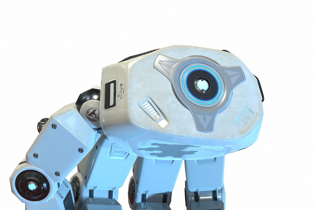Robot Hand Low Poly PBR, an Object 3D Model by Daniel Mikulik (Photo 8 of 14)