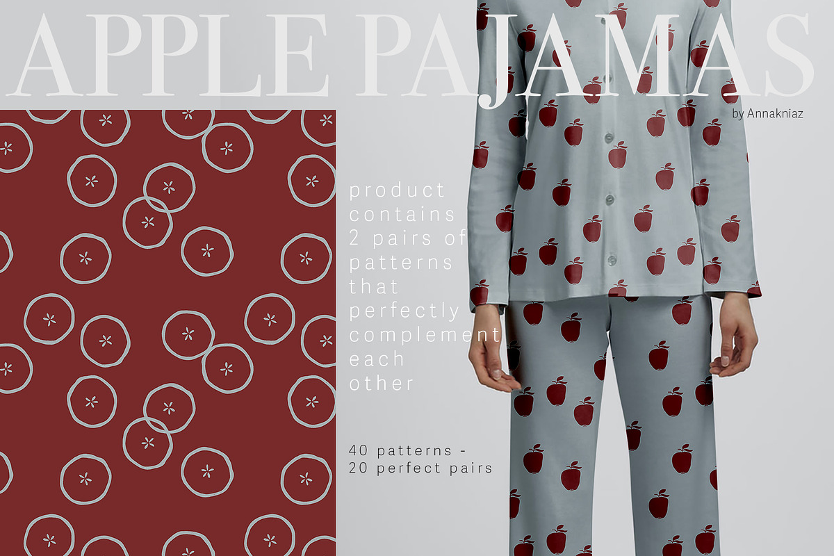 Spiced Pear Tart - autumn patterns, a Pattern Graphic by Annakniaz (Photo 6 of 14)