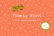LAFOLOs Flimsy Font, a Handwritten Font by LAFOLO (Thumbnail 1 of 6)