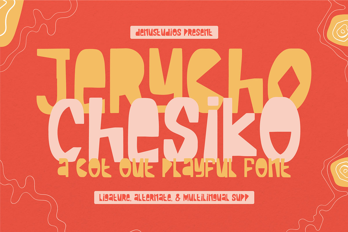 Jerycho Chesiko | Playful Font, a Handwritten Font by Denustudios (Photo 1 of 12)