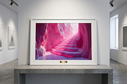 Pink Surreal Cave Staircase Photo, a Background Graphic by Aura Canyon HQ (Thumbnail 6 of 7)