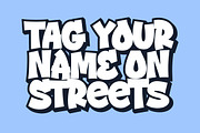 Street Drips - Graffiti Cartoon font, a Sans Serif Font by Blankids Studio (Thumbnail 5 of 10)