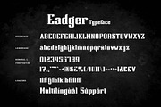 Eadger - Modern Serif Style, a Serif Font by Aqeel_Art (Thumbnail 6 of 7)