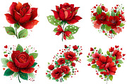 Valentine Rose Flower, an Illustration by CreationArt (Thumbnail 5 of 5)