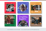 Colorful Geometric Instagram Post, a Social Media Template by Marco Zenki (Thumbnail 2 of 4)