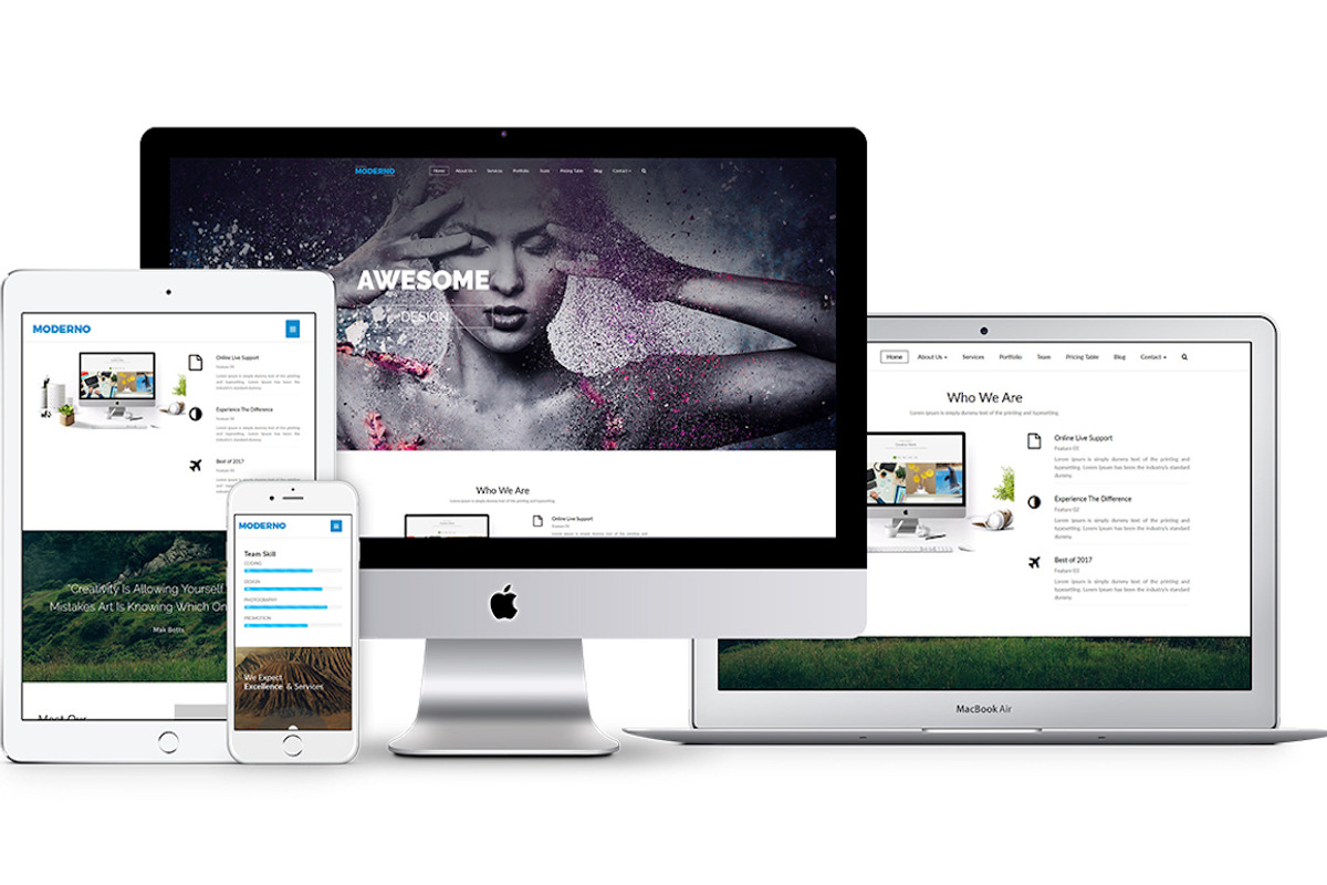 Responsive Multi-purpose WordPress, a WordPress Template by MultipurposeThemes (Photo 1 of 2)