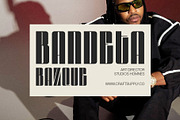 Sazzle - Compressed Sans Serif, a Sans Serif Font by Craft Supply Co. (Thumbnail 5 of 8)