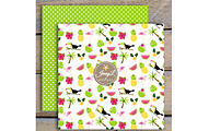 Tropical Summer digital papers, a Pattern Graphic by JennyL Designs (Thumbnail 3 of 5)