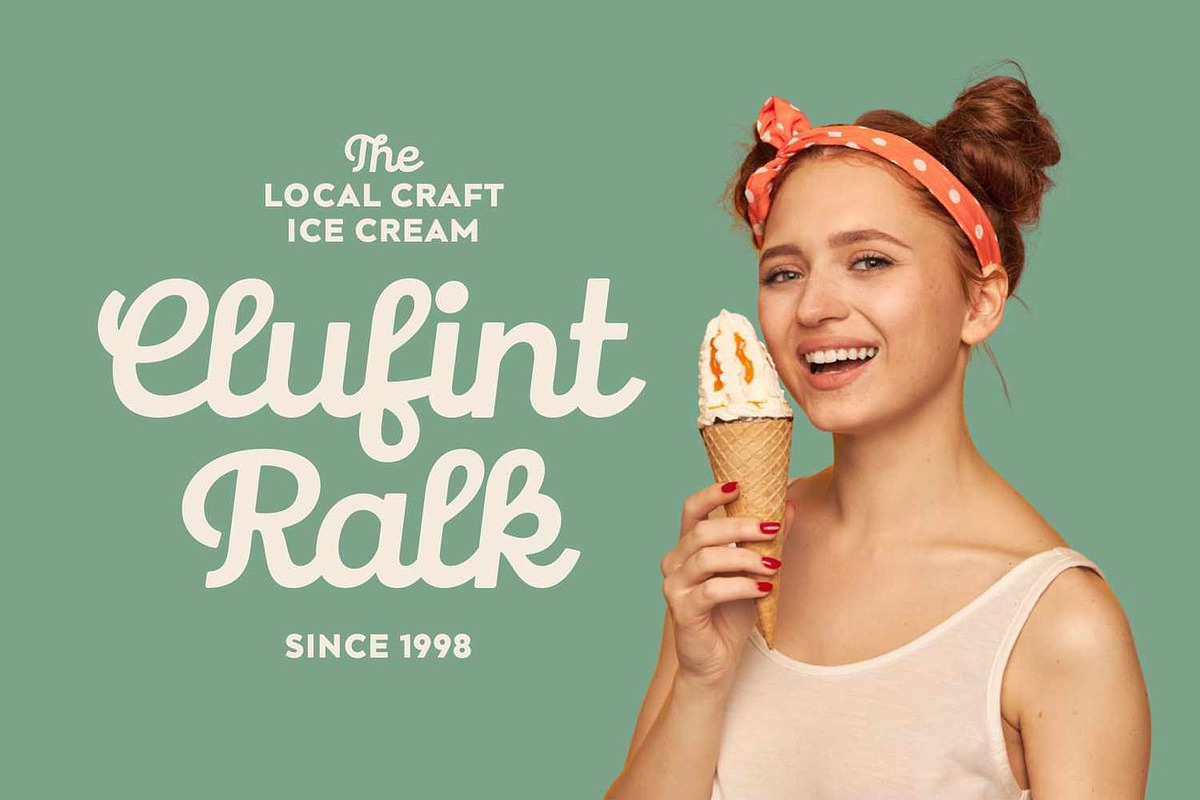 Doodle - Vintage Script Family, a Script Font by Luna Shop (Photo 4 of 15)