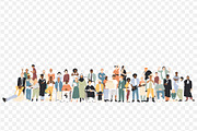 Group of people. Modern flat design, a Person Illustration by Stafeeva (Thumbnail 2 of 3)