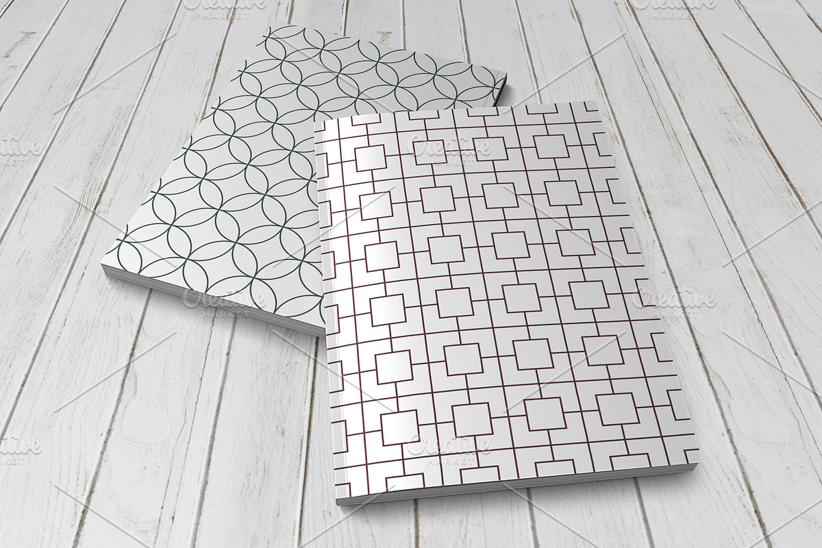 Seamless geometric ornament patterns, a Pattern Graphic by ExpressShop (Photo 4 of 5)