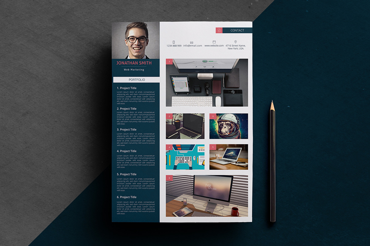Elegant Word Resume, a Resume Template by BixBar (Photo 3 of 6)