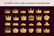 68 Elegant Crowns, a Decorative Illustration by Anatartan Design (Thumbnail 3 of 5)