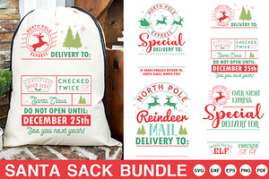 Santa Sack Bundle SVG