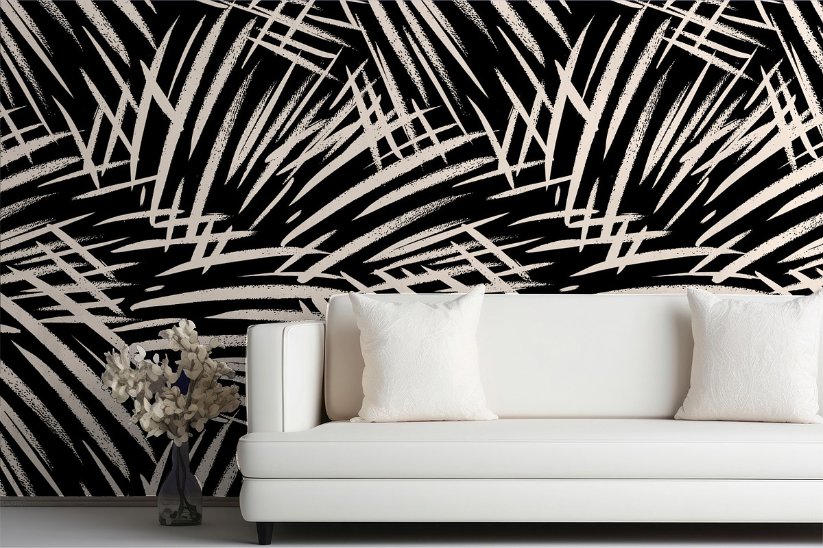 Brush Painted Striped Texture, a Wallpaper Graphic by MalyskaStudio (Photo 3 of 6)