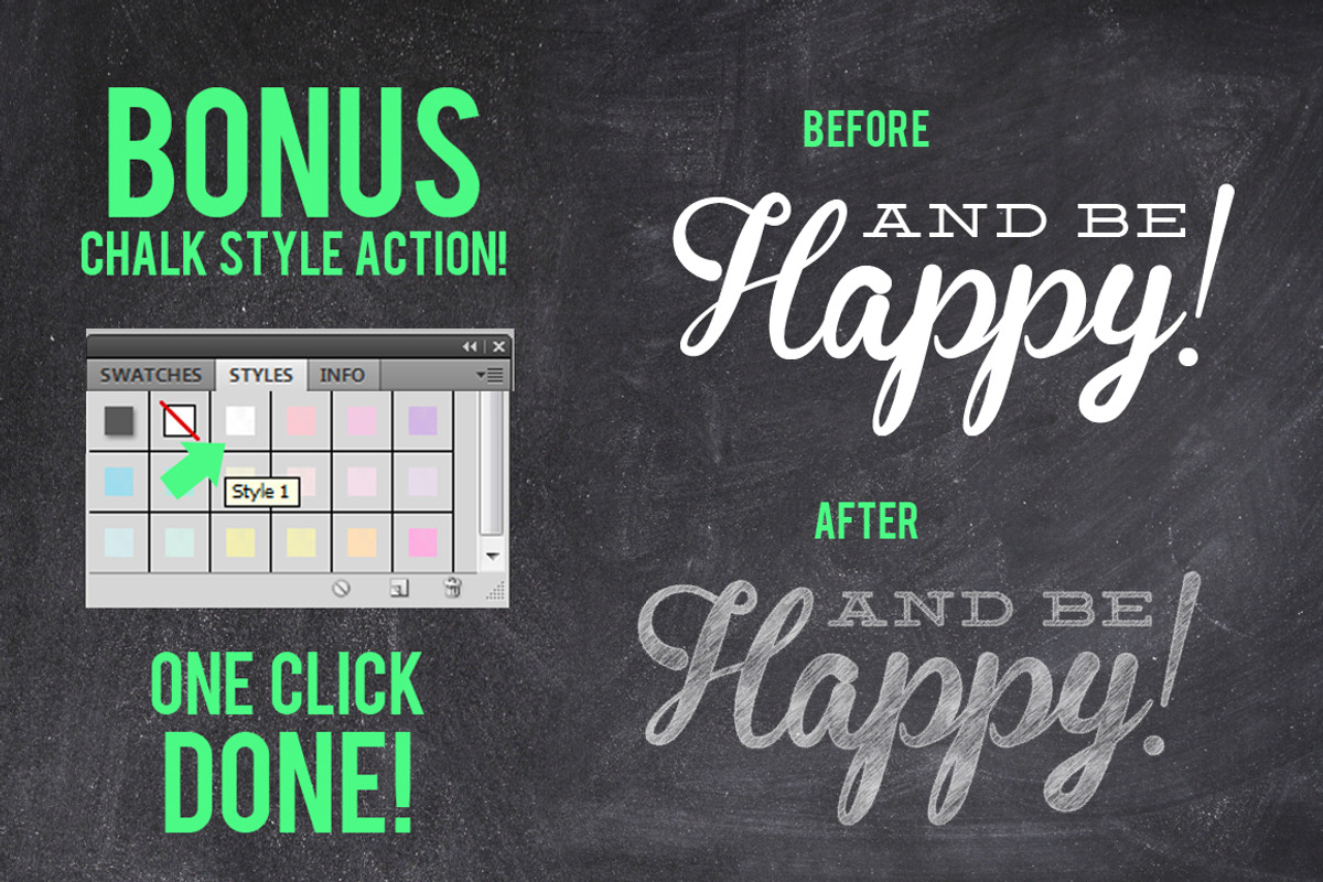 Eat Drink Be Happy Chalk Invite, a Flyer Template by SkyvaraSupply (Photo 3 of 3)
