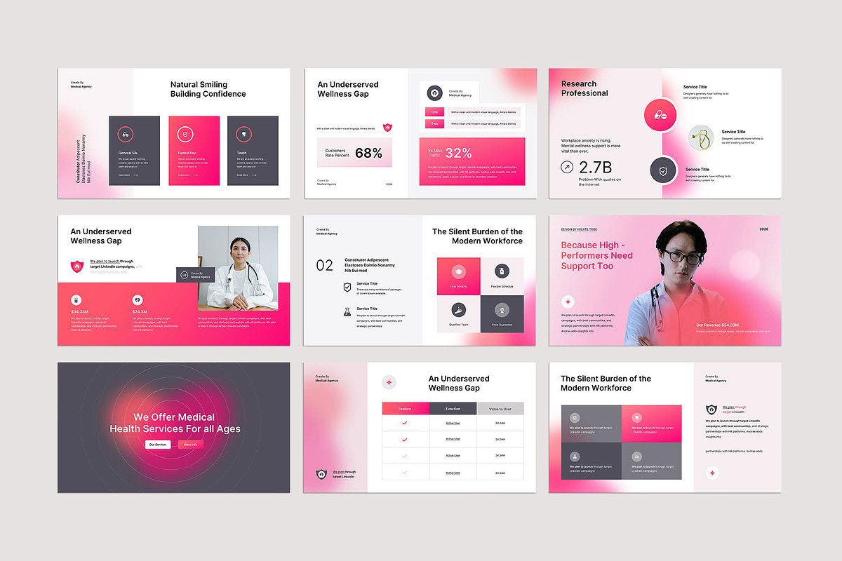 Healthcare Pitch Deck preview 4