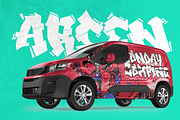 Xandercode - Awesome Graffiti Font, a Blackletter Font by figuree studio (Thumbnail 4 of 10)