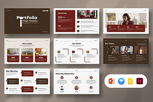 Design Portfolio Template, a Presentation Template by Pradaxa