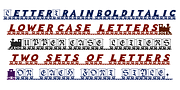 LetterTrain, a Symbol Font by Ingrimayne Type (Thumbnail 5 of 5)