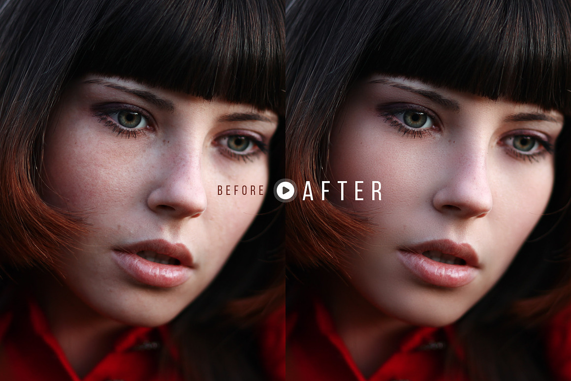 Soft Skin Easy Retouch Action, an Action Add-On by Presetrain Co. (Photo 3 of 5)