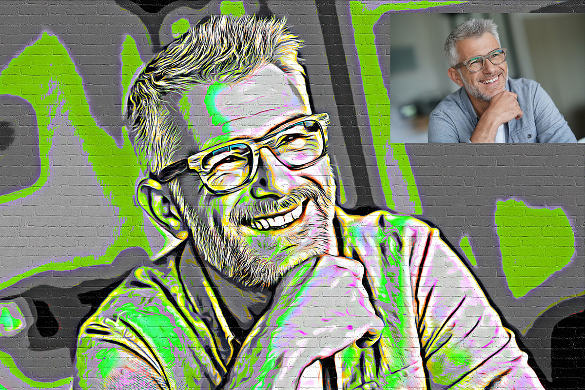 Graffiti Art Photoshop Action, an Action Add-On by MRI STUDIO (Photo 8 of 12)