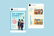 Ice Cream & Sweet Instagram Template, a Social Media Template by Wolf Theory Studio (Thumbnail 5 of 10)