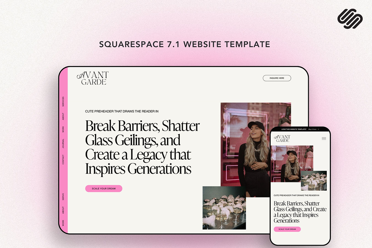 Squarespace 7.1 | Avant Garde, a Squarespace Template by HerstedHertz (Photo 1 of 10)