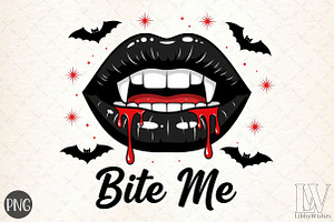 Gothic Halloween Sublimation PNG, an Illustration by Libby Wishes