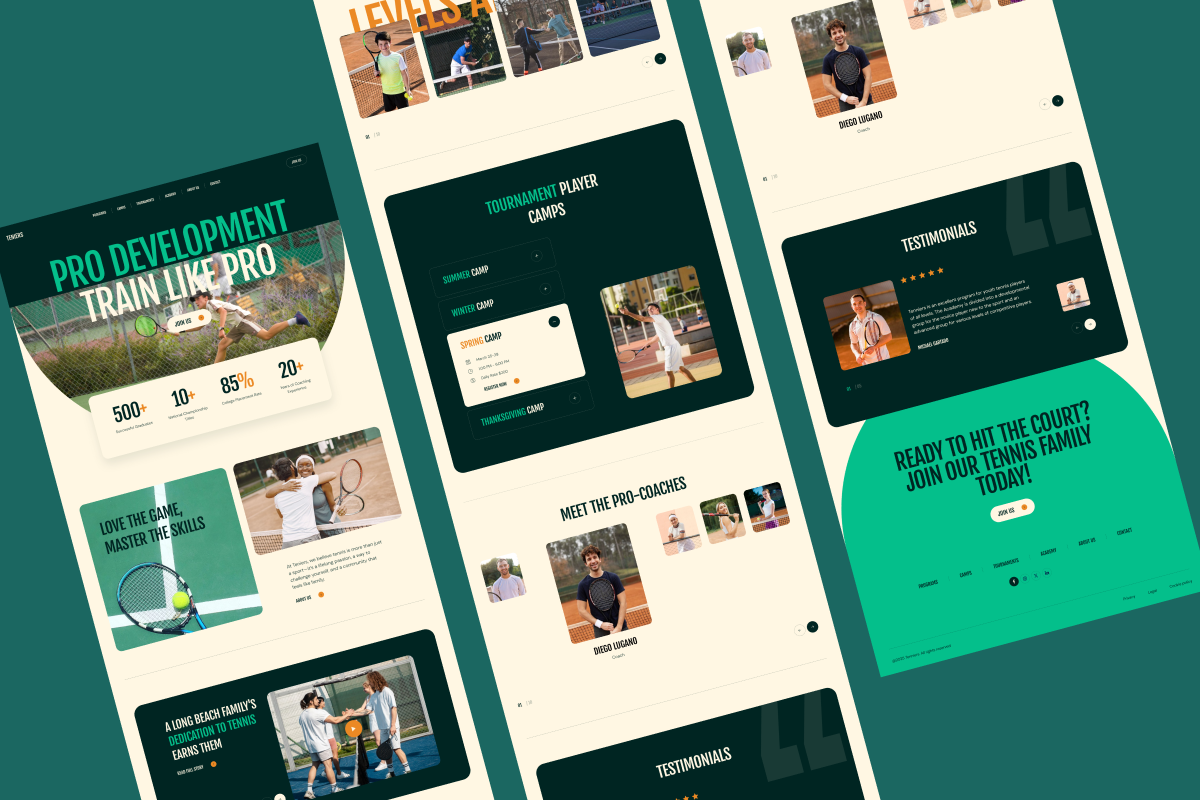 10 Figma Landing Page Templates, a Landing Page Template by zroch design (Photo 29 of 32)