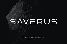 Saverus – Minimal Geometric Font