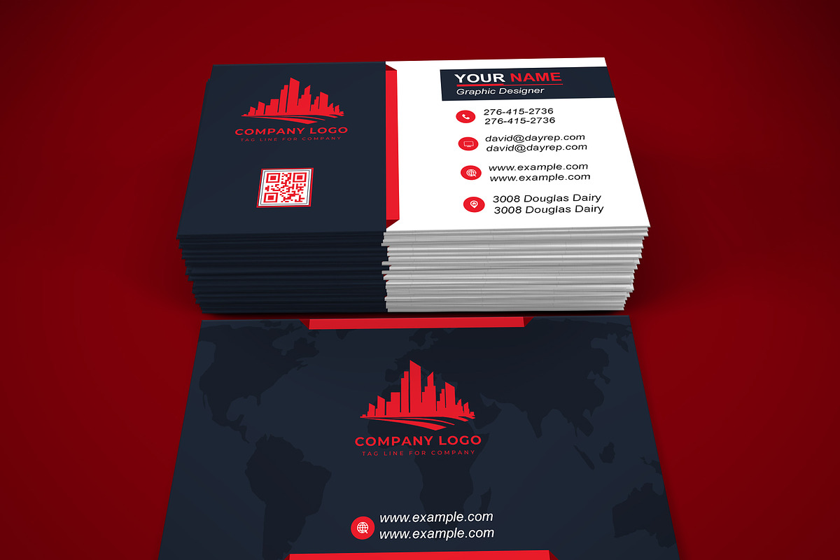Sleek Business Card PSD preview 3