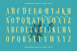 Gruesome - Display Serif Font