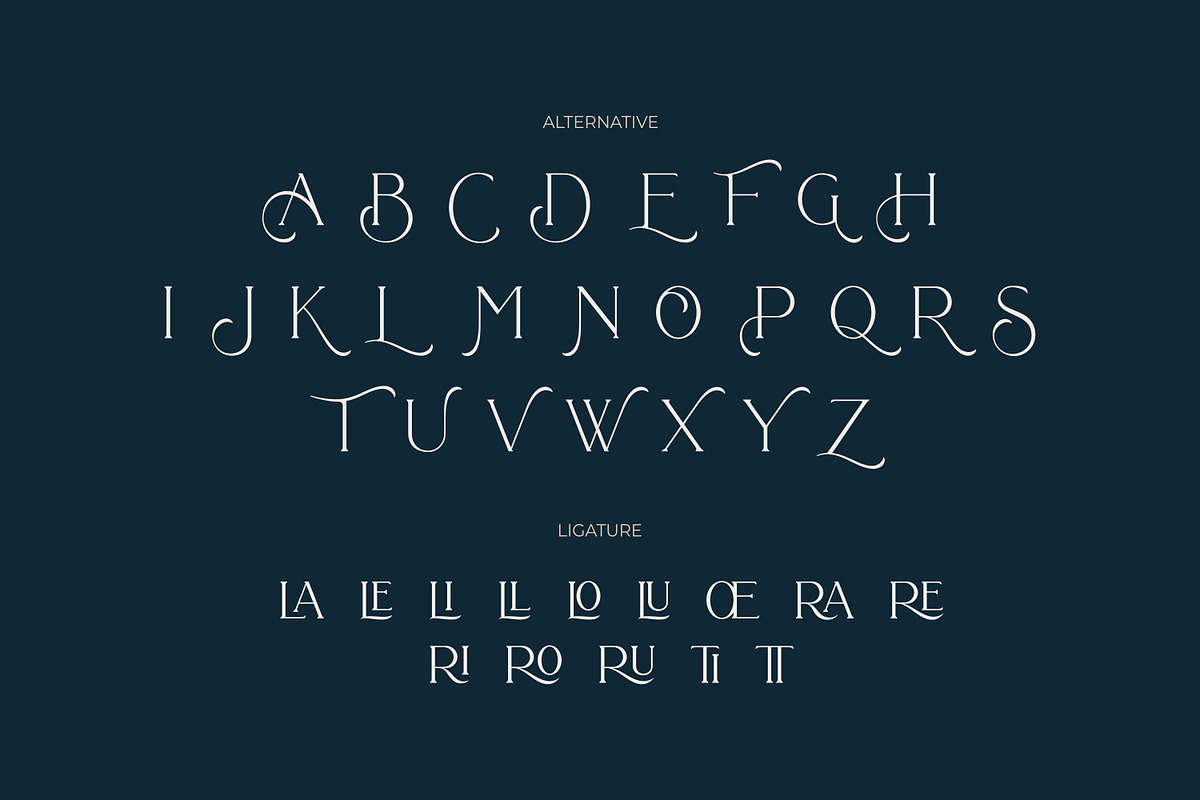 Bollent - Modern And Luxury Typeface, a Serif Font by Fype Co. (Photo 9 of 10)