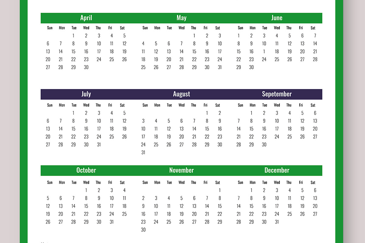 Calendar Layout 2025, a Stationery Template by ContestDesign (Photo 3 of 4)