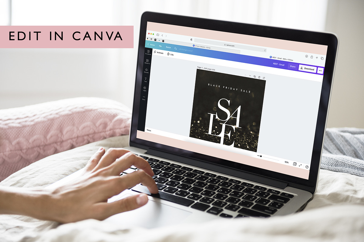 Black Friday Email Template Bundle, an Email Template by KikiBunnyCreative (Photo 4 of 7)