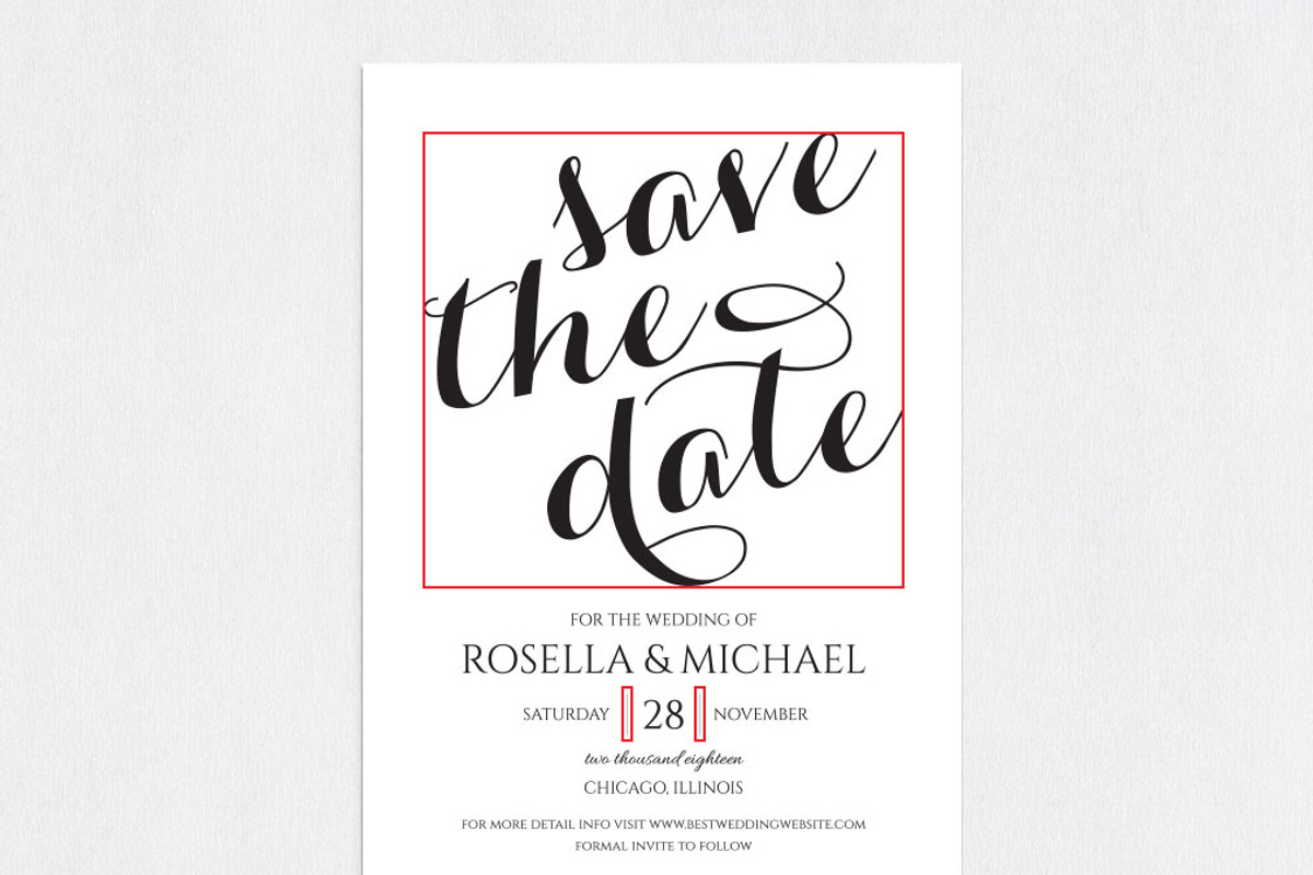 Save The Date SHR336, an Invitation Template by Shafura_Wedding (Photo 5 of 5)