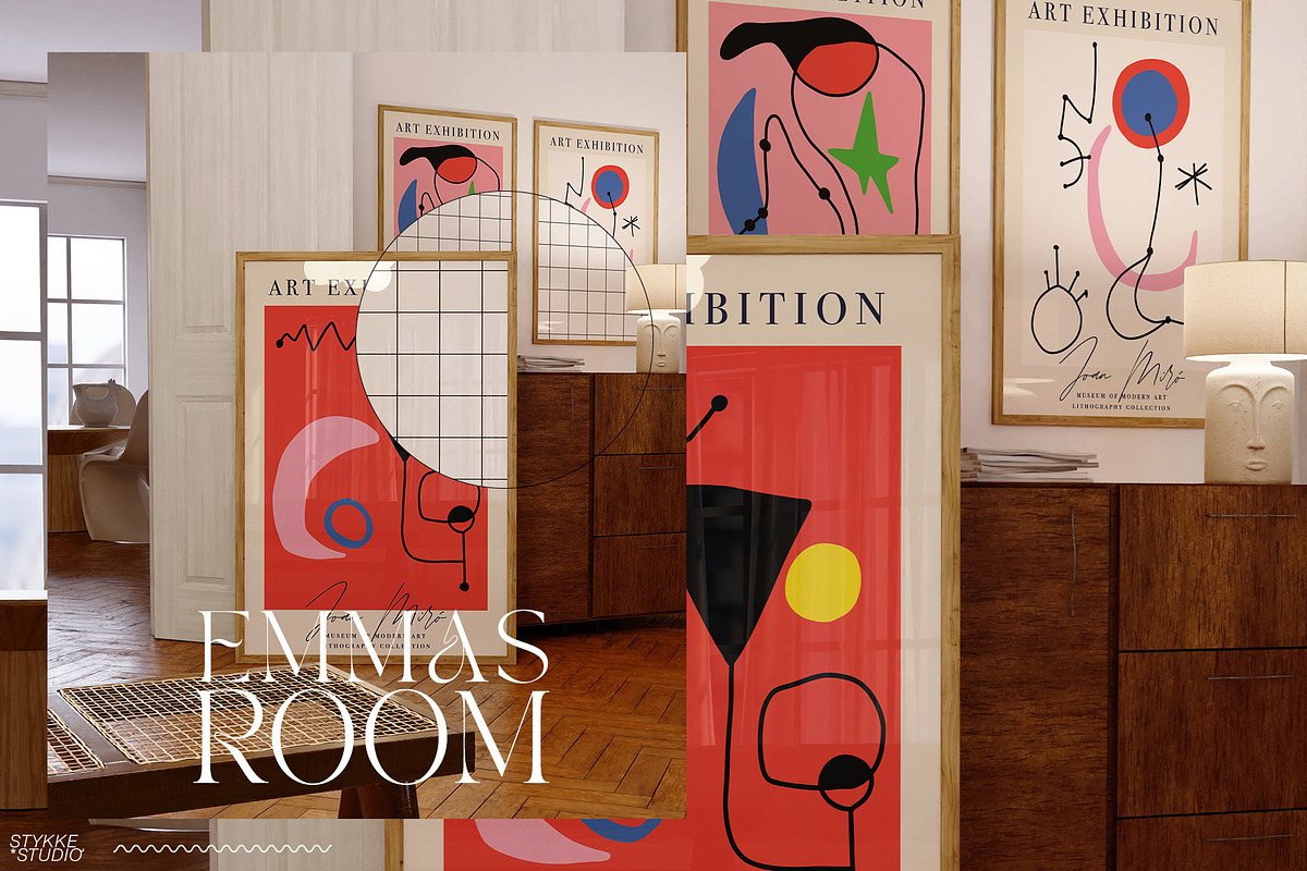 EMMAS ROOM Interior & Frame Mockup, a Household Mockup by Stykke Studio (Photo 5 of 19)