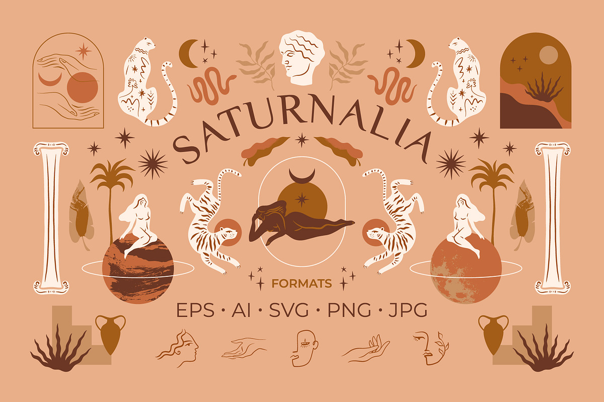 Saturnalia Bundle, an Illustration by Annie Konst (Photo 1 of 30)